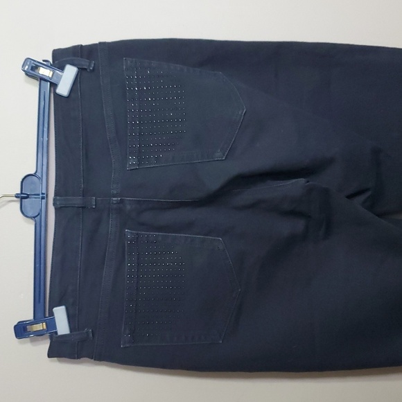 Jones New York Black Lexington Straight Jeans Size 10 - Picture 5 of 5